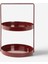 Luna 2 Katlı Bordo Metal Organizer - Çok Amaçlı Düzenleyici - Luna 1