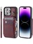 IPhone 15 Için Cüzdan Durumda Pro Max Kickstand Rfıd Engelleme 3 Büyük Kart Pu (Yurt Dışından) 2