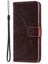 IPhone 15 Için Flip Case Pro Max Cüzdan Kılıf Totem Kabartma Kickstand Pu (Yurt Dışından) 3
