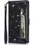 Samsung Galaxy S24 Için Fermuar Cep Durumda Ultra Glitter Cüzdan Kılıf Kartı (Yurt Dışından) 4