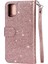 Samsung Galaxy M51 Bilek Kayışı Için Fermuar Cep Durumda Glitter Cüzdan Kılıf (Yurt Dışından) 3