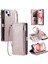 IPhone 15 Için Crossbody Durumda Artı Fermuar Faturaları Yuvası Uzun Kordon 9 Kart (Yurt Dışından) 1
