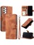 Samsung Galaxy A32 4g Kickstand Bilek Kayışı Pu Deri Kart Için Flip Case (Yurt Dışından) 1