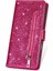IPhone 16 Pro Pu Deri Manyetik Kapatma Glitter Için Fermuarlı Cebi Durumda (Yurt Dışından) 2