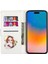 IPhone 15 Için Fermuar Cep Durumda Artı Glitter Cüzdan Kılıf Manyetik Pu (Yurt Dışından) 5