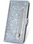 IPhone 15 Pro Pu Deri Manyetik Kapatma Glitter Için Fermuarlı Cebi Durumda (Yurt Dışından) 2