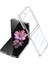Galaxy Z Flip 6 Kılıf Zore Full Camlı Kıpta Kapak-Şeffaf 1
