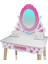 Ahşap Çocuk Makyaj Masası Seti ÇG68-T3006 Pembe 5