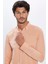 Erkek Slim Fit Dar Kesim Pamuklu Kolay Ütü Turuncu Düğmeli Yaka Gömlek 3