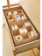 2'li Bölmeli Bej Çekmece İçi Dolap Çamaşır Düzenleyici Katlanır Saklama Kutusu Organizer Set 2