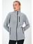 Gri Renk Fermuarlı 3 Cepli Polar 1209 - Gri 4
