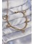 Pilelistore 316L Çelik Gold Renk Çift Zincir Yonca Tasarım Bileklik - TJ-BB6181 1