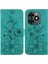 Tecno Spark G0 2024 Manyetik Kabartmalı Zambak Kart Tutucu Için Flip Case (Yurt Dışından) 1