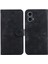 Motorola Moto G24 Kickstand Cüzdan Kabartmalı Zambak Manyetik Için Flip Case (Yurt Dışından) 1