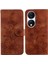 Onur X7B Için Flip Case Kickstand Kabartmalı Zambak Manyetik Cüzdan Kart Tutucu (Yurt Dışından) 5