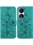 Onur X7B Için Flip Case Kickstand Kabartmalı Zambak Manyetik Cüzdan Kart Tutucu (Yurt Dışından) 5