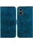 Motorola Moto G24 Kickstand Cüzdan Kabartmalı Zambak Manyetik Için Flip Case (Yurt Dışından) 4