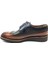 FSC1106 Taba / Kahve Erkek Baskılı Bağlı Ayakkabı 2