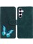 Samsung Galaxy Galaxy Için Flip Case 5g Renk Baskılı Cüzdan Kelebek Kart (Yurt Dışından) 1