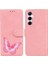 Samsung Galaxy A35 5g Kart Yuvaları Için Flip Case Renk Baskılı Kelebek (Yurt Dışından) 1