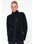 Siyah Renk Fermuarlı 3 Cepli Softshell Polar 5625 - Siyah 3