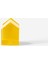 Sarı Metal Duvar Askısı - Çok Amaçlı Balkon Ve Bahçe Dekoru - Little House 3