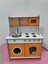 Montessori Eğitici Ahşap Oyuncak Mutfak Dolabı 6mm Turuncu 80X60 1