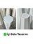 Tekno Trust Yuvarlak Lilyum Lake Mantar Sehpa Beyaz Üçlü Set (47-52-57 Cm) 3 2 Yıl Mdf Modern 35 x 35 Modern Be 3