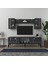 Madera 150 cm Tv Ünitesi Takımı Antrasit-Gümüş 2