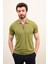 Düz Slim Fit Fermuarlı Polo Yaka Erkek T-Shirt 1