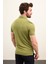 Düz Slim Fit Fermuarlı Polo Yaka Erkek T-Shirt 3