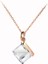 14 Ayar Altın Swarovski Küp Kesim Kolye 72169 1