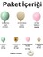 Balon Seti Krom Gold-Kış Yeşili-Makaron Pembe-Deniz Kumu 60 Lı Balon Zinciri Seti 2