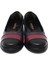 EVD-2729 Siyah / Bordo Kadın Comfort Ayakkabı 5