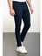 Düz Lacivert Slim Fit Erkek Kot Pantolon 3