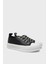 BLG23Y384-3 Siyah Kadın Bağlı Sneakers 2