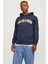Jjecaleb Varsıty Hoodıe Lacivert Erkek Sweatshirt 1