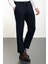 Düz Lacivert Slim Fit Klasik Erkek Pantolon 1