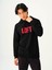 Erkek Sweatshirt Siyah-Kırmızı LF2038105 1