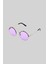 Mor Yuvarlak Camlı Güneş Gözlüğü 1