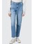 Kadın Onltonnı Rahat Kalıp Boyfriend Jean Pantolon 15302695 Mavi 3