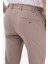 Düz Bej Super Slim Fit Beli Lastikli İpli Erkek Pantolon 4