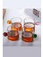 Renkli Boncuk Kulplu Kahve Bardağı Espresso Bardağı Kahve Yanı Bardağı 6'lı Set 100 ml 2
