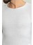 Lase Beyaz Slim Fit Bisiklet Yaka Uzun Kollu Erkek Triko 2