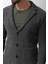 Kareli Antrasit Rengi Torba Cep Slim Fit Erkek Triko Ceket 3