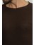 Lase Kahverengi Slim Fit Bisiklet Yaka Uzun Kollu Erkek Triko 2
