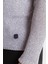 Lase Siyah Beyaz Slim Fit Bisiklet Yaka Uzun Kollu Erkek Triko 3