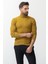 Çizgi Desenli Yeşil Slim Fit Tam Balıkçı Yaka Erkek Triko Kazak 3