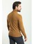 Düz Kamel Rengi Slim Fit Tam Balıkçı Yaka Erkek Kazak 4