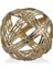 Bamboo Gold Decoratıve Ball 21 cm 1